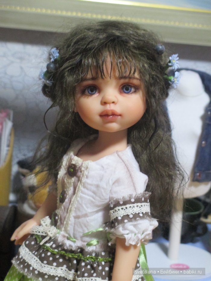 Незабудка... ООАК куклы Паола Рейна | Бэйбики Незабудка... ООАК куклы Паола Рейна