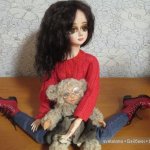 Маргарита. ООАК куклы Звезда подиума. 60см