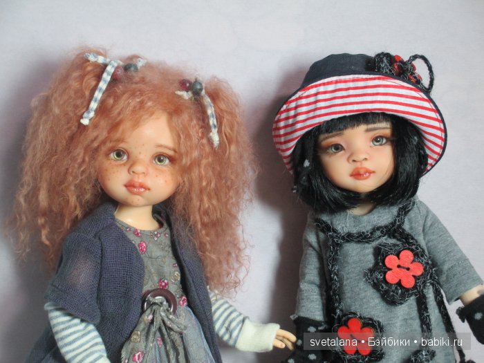 Алина и Дарина.ООАК куколок Paola Reina