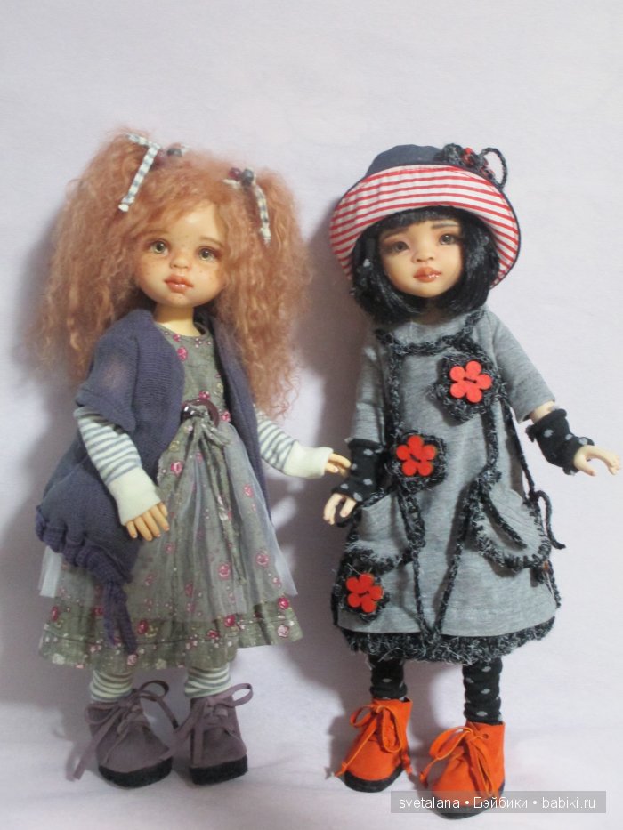 Алина и Дарина.ООАК куколок Paola Reina