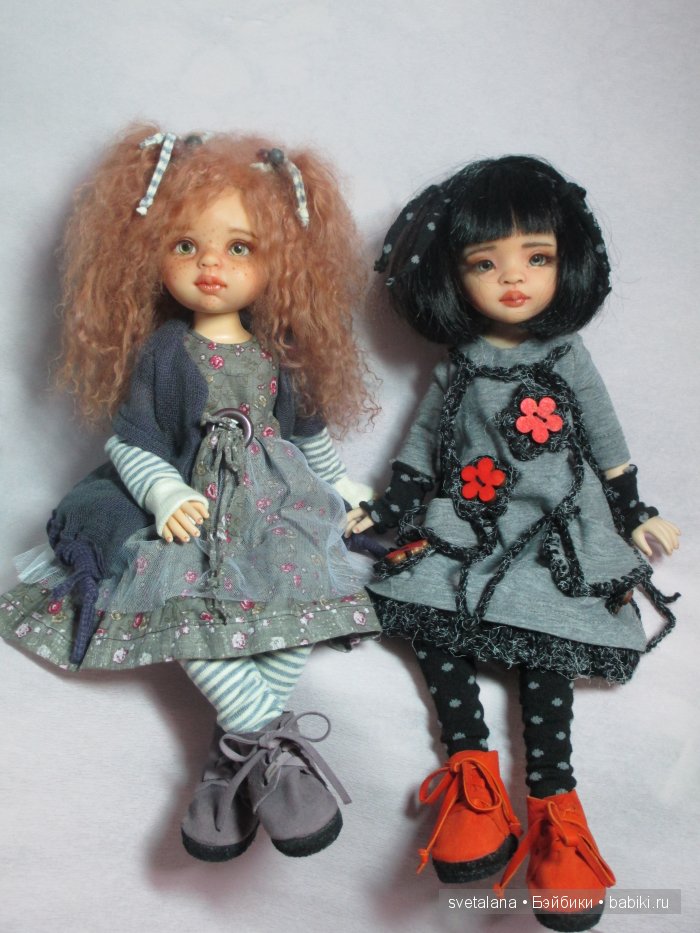 Алина и Дарина.ООАК куколок Paola Reina