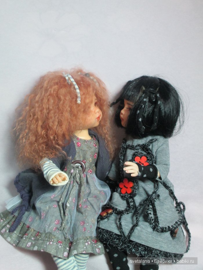Алина и Дарина.ООАК куколок Paola Reina