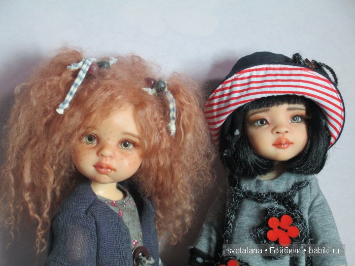 Алина и Дарина.ООАК куколок Paola Reina