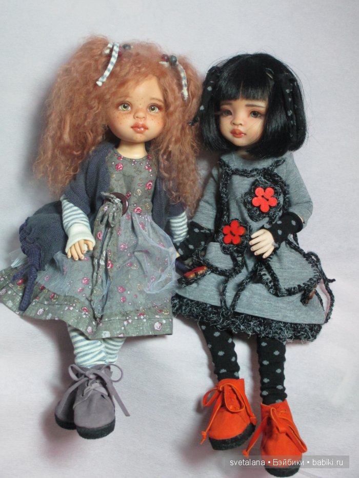 Алина и Дарина.ООАК куколок Paola Reina