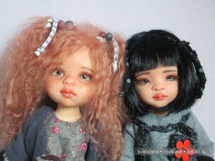 Алина и Дарина.ООАК куколок Paola Reina
