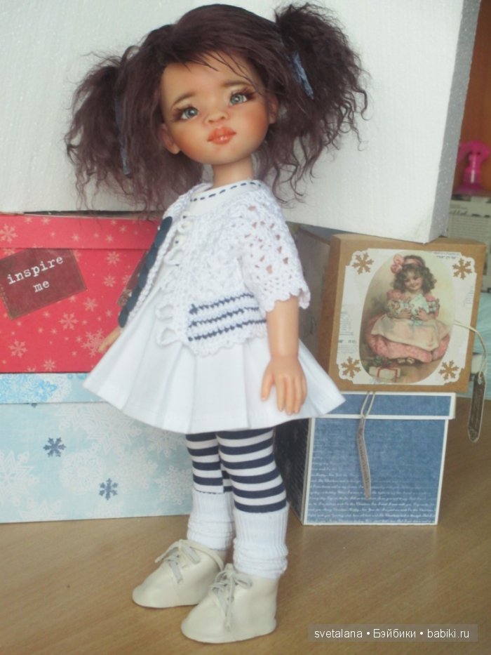 Маришка. ООАК куклы Paola Reina. 35 см (фото 9)
