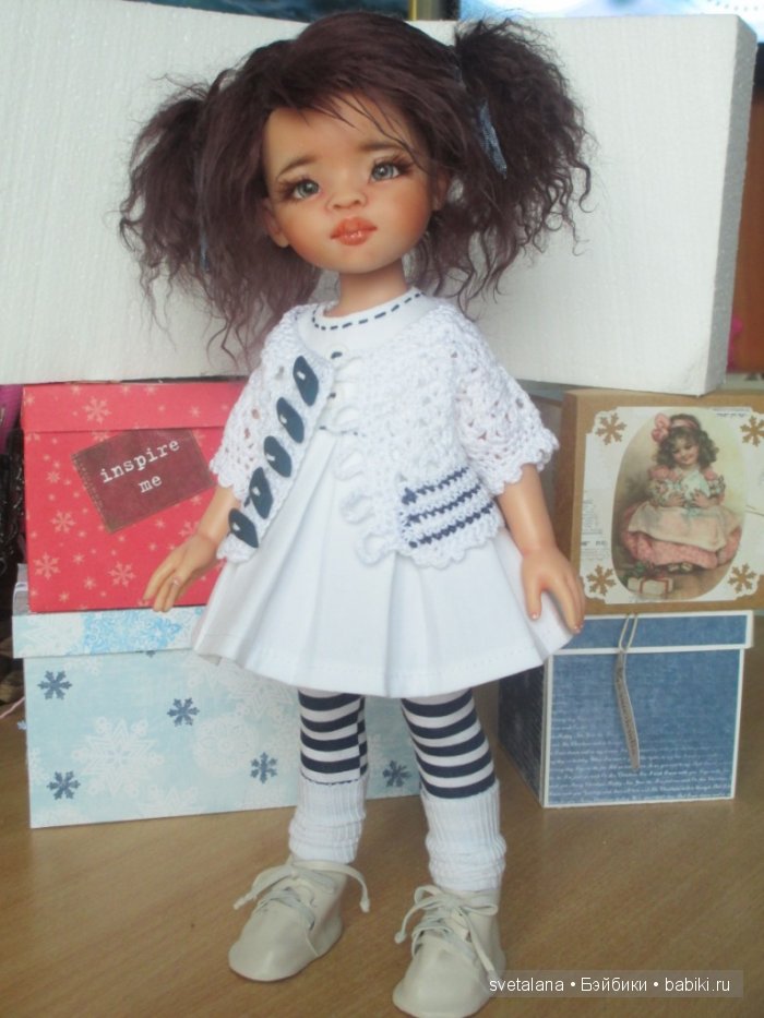 Маришка. ООАК куклы Paola Reina. 35 см (фото 7)