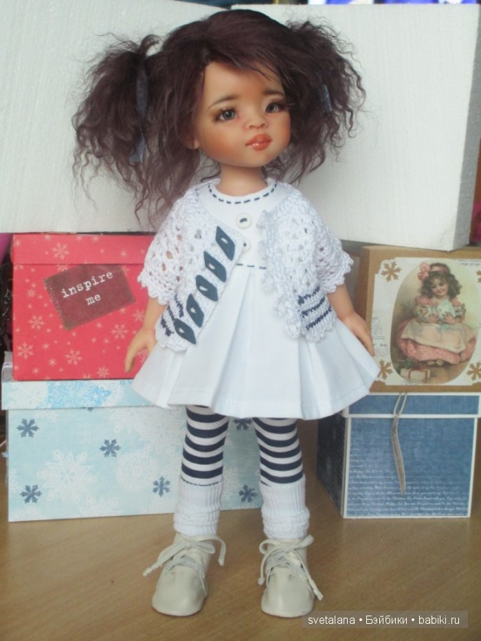 Маришка. ООАК куклы Paola Reina. 35 см (фото 6)