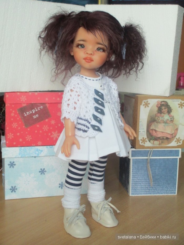 Маришка. ООАК куклы Paola Reina. 35 см