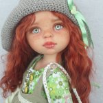 Марта.Весенняя девочка. ООАК куклы Паола Рейна