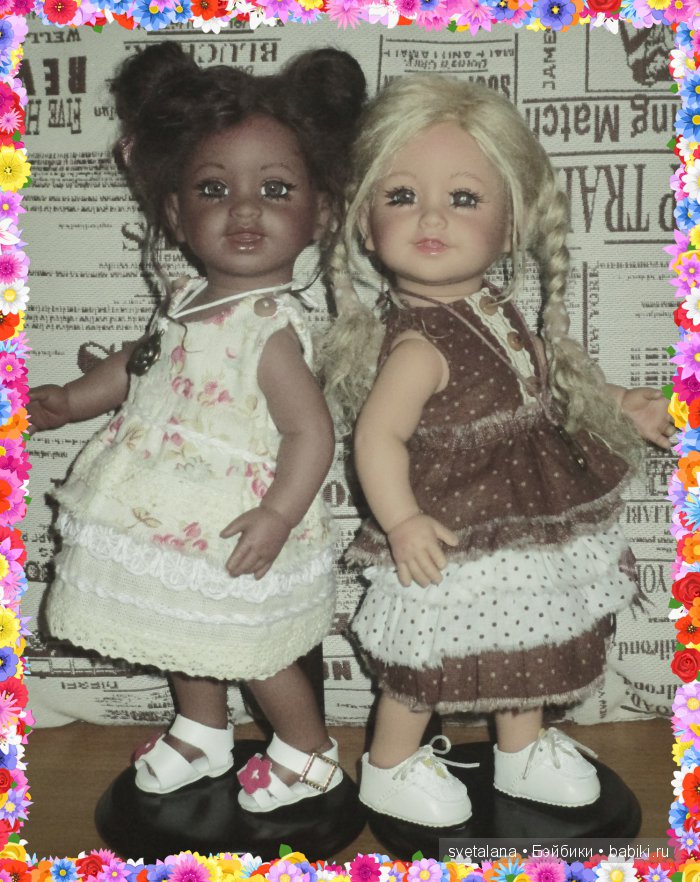 Боня и Тоня. Шоколадка и карамелька. Мини Адорочки (фото 10)