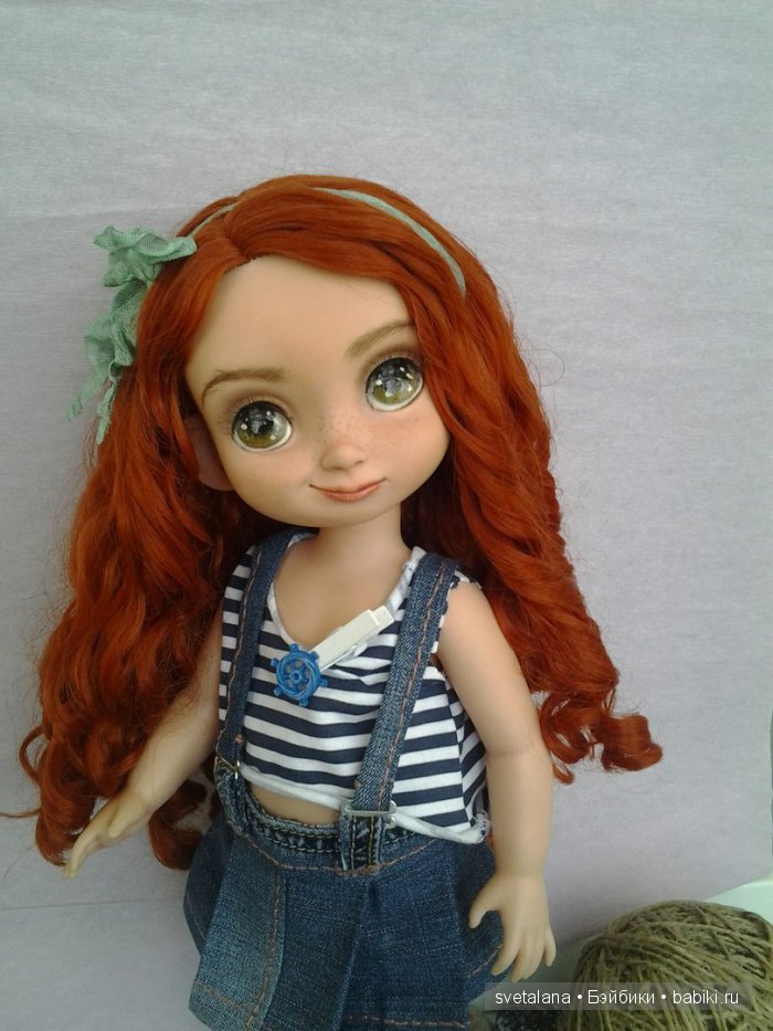 Мэри - ООАК кукол Disney Animators Мерида