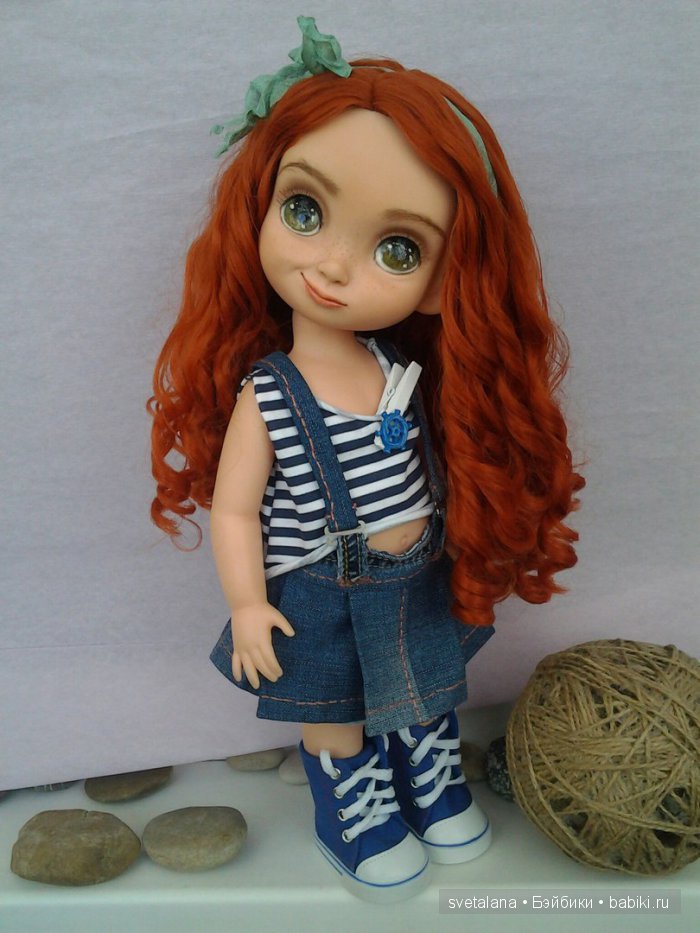 Мэри - ООАК кукол Disney Animators Мерида