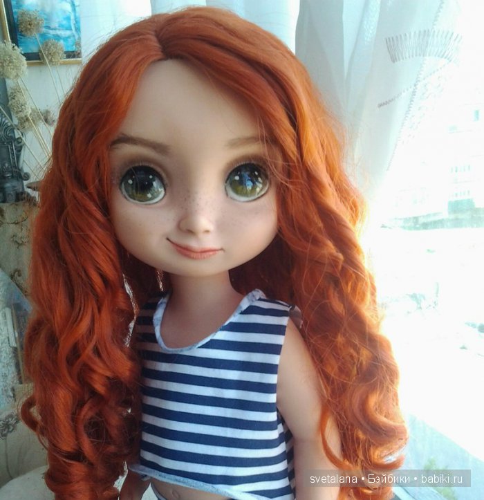 Мэри - ООАК кукол Disney Animators Мерида (фото 7)