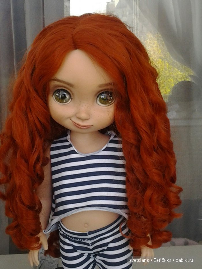 Мэри - ООАК кукол Disney Animators Мерида (фото 4)