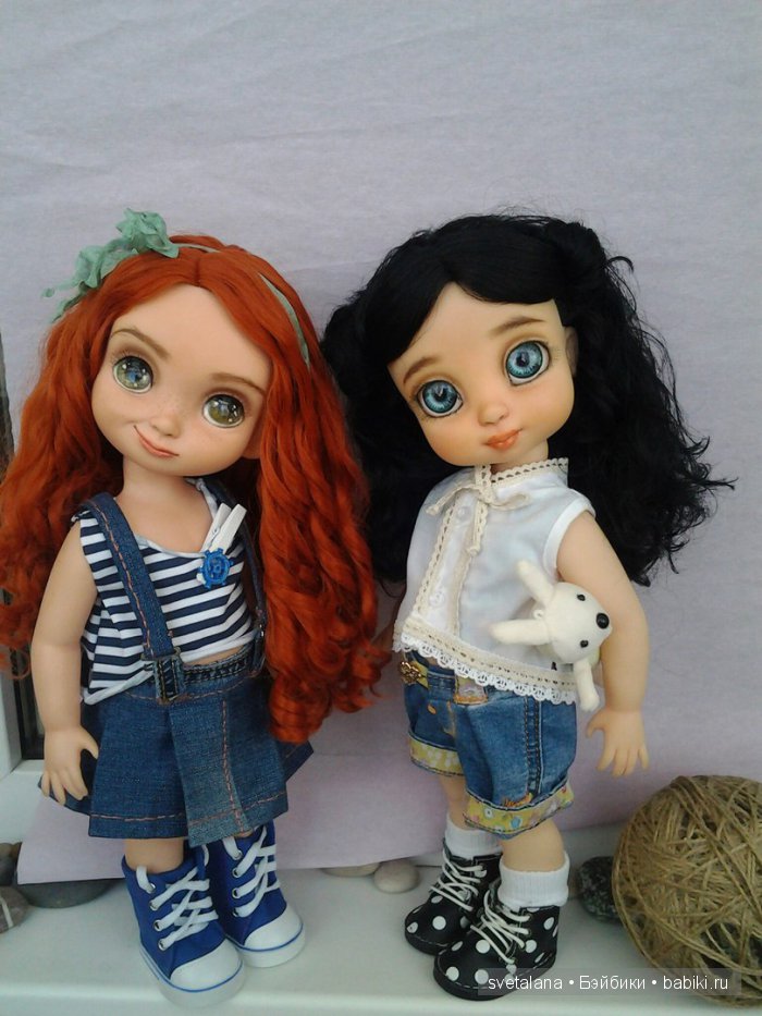 Мэри - ООАК кукол Disney Animators Мерида