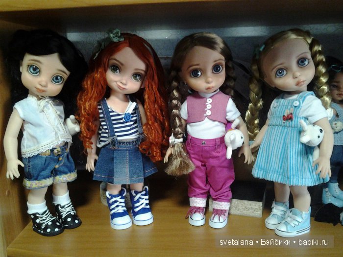 Мэри - ООАК кукол Disney Animators Мерида