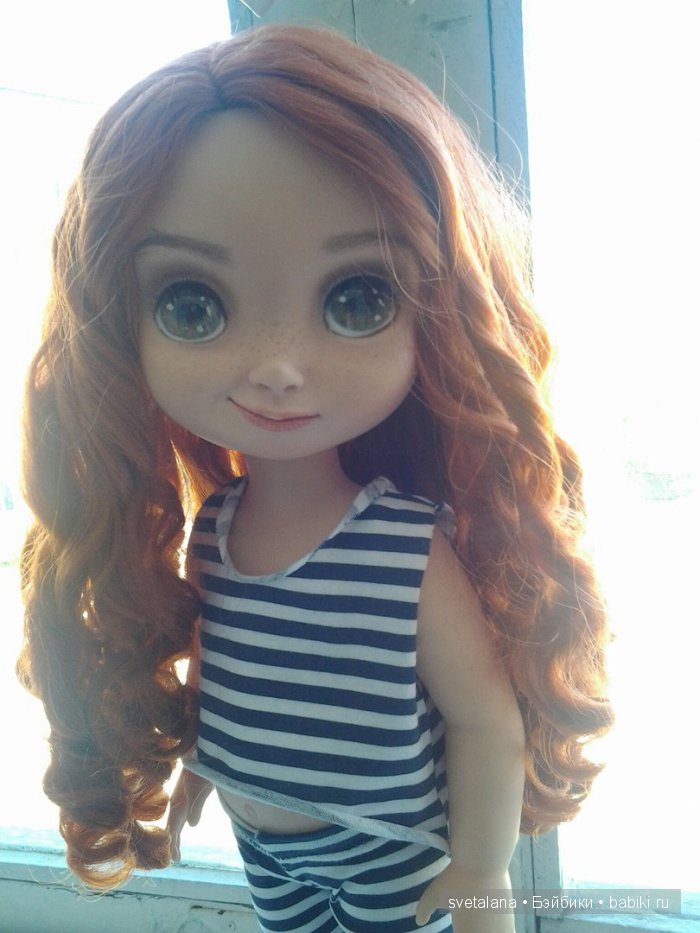 Мэри - ООАК кукол Disney Animators Мерида (фото 8)