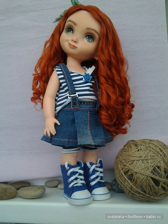 Мэри - ООАК кукол Disney Animators Мерида