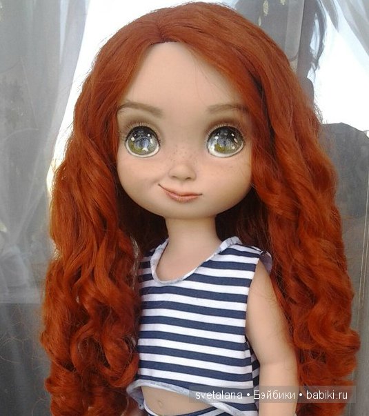 Мэри - ООАК кукол Disney Animators Мерида (фото 5)