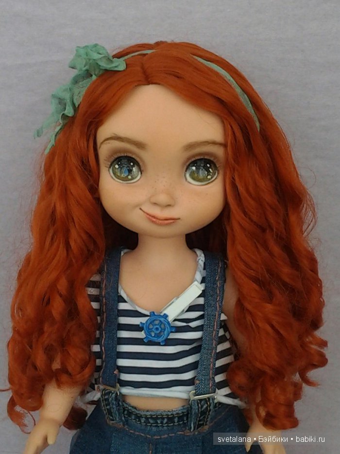 Мэри - ООАК кукол Disney Animators Мерида (фото 9)