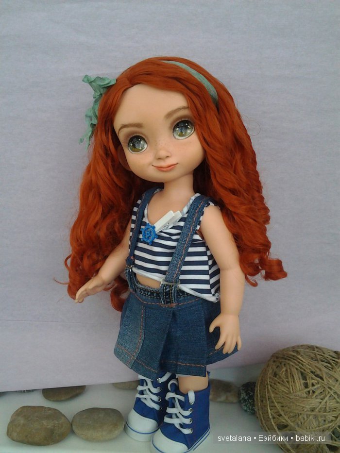 Мэри - ООАК кукол Disney Animators Мерида