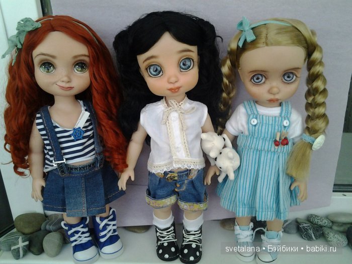 Мэри - ООАК кукол Disney Animators Мерида