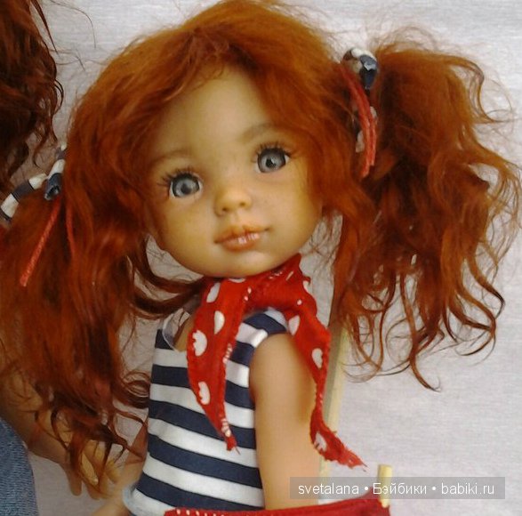Поля и Оля.Два рыжика,два солнышка. ООАК куклы Паола Рейна