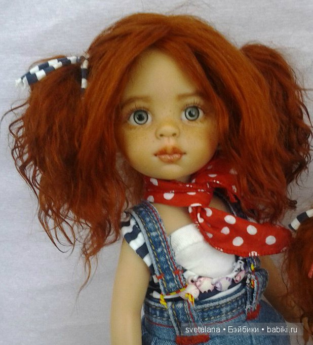 Поля и Оля.Два рыжика,два солнышка. ООАК куклы Паола Рейна (фото 10)