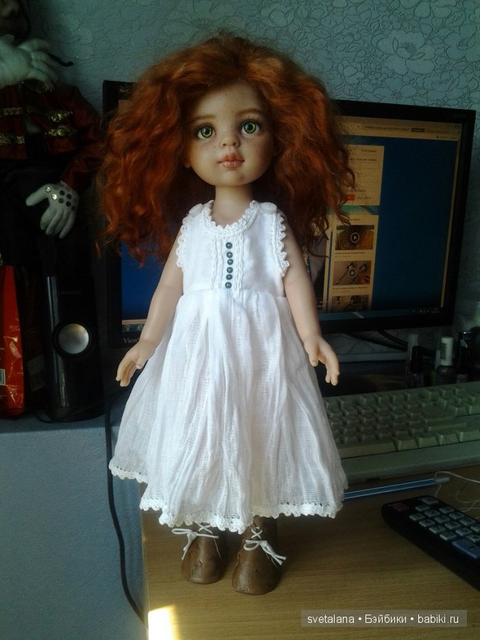 Ульянка. Рыжее чудо. ООАК куколки Паола Рейна (фото 8)