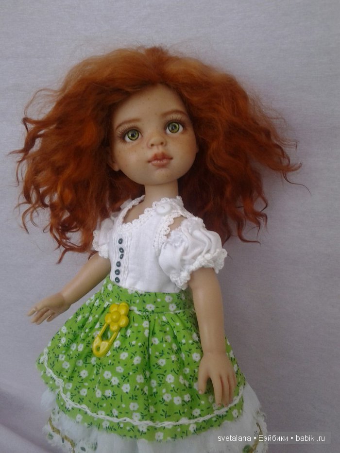 Ульянка. Рыжее чудо. ООАК куколки Паола Рейна