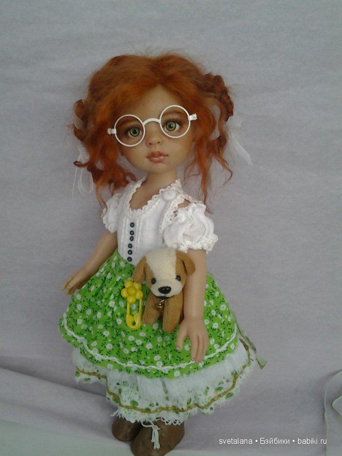 Ульянка. Рыжее чудо. ООАК куколки Паола Рейна
