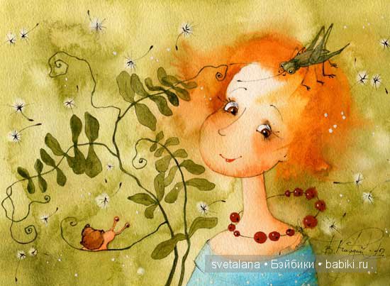 Ульянка. Рыжее чудо. ООАК куколки Паола Рейна (фото 3)