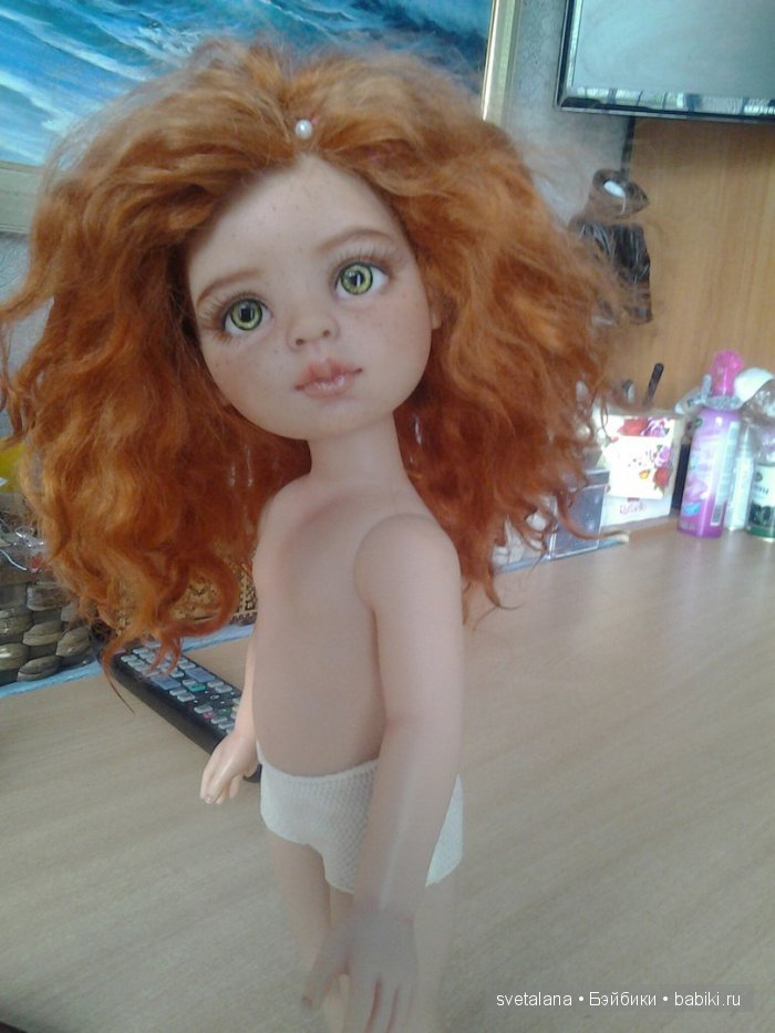 Ульянка. Рыжее чудо. ООАК куколки Паола Рейна (фото 5)