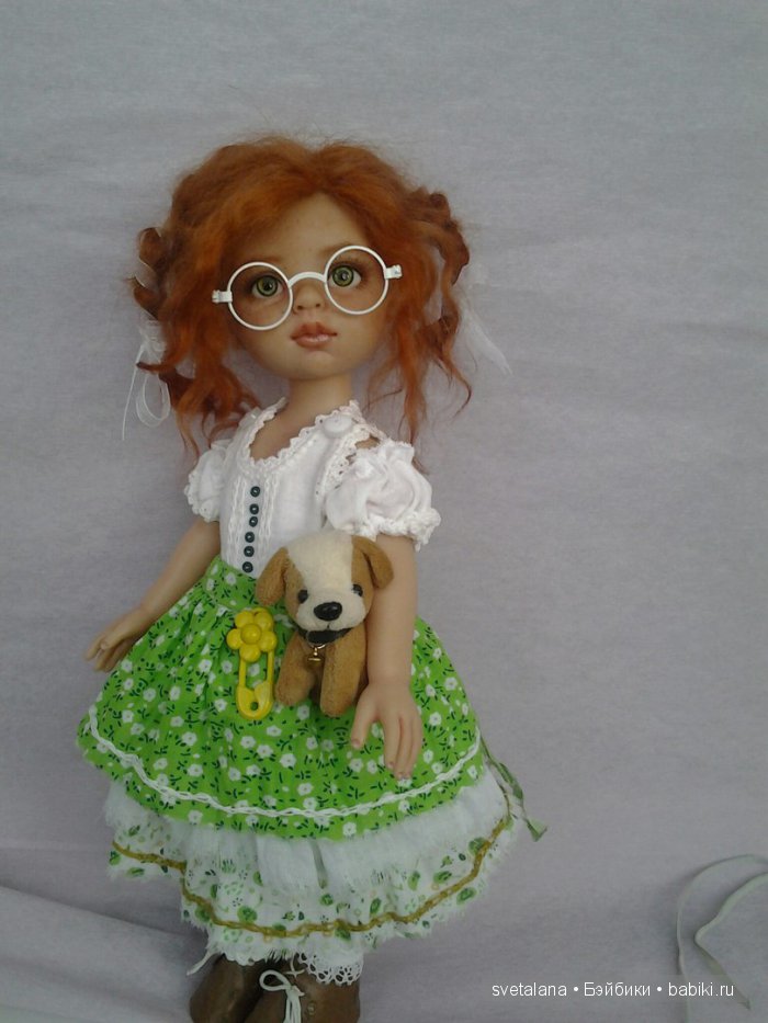 Ульянка. Рыжее чудо. ООАК куколки Паола Рейна