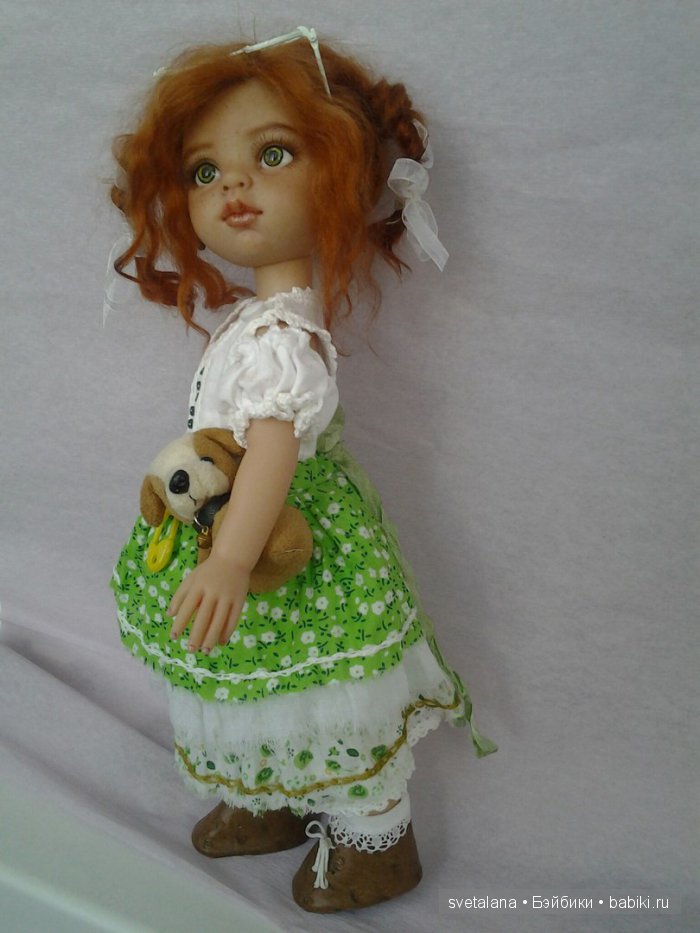 Ульянка. Рыжее чудо. ООАК куколки Паола Рейна