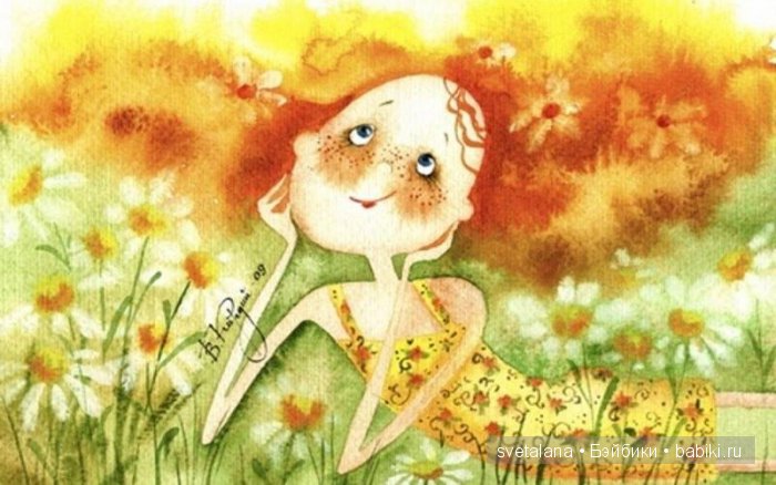 Ульянка. Рыжее чудо. ООАК куколки Паола Рейна