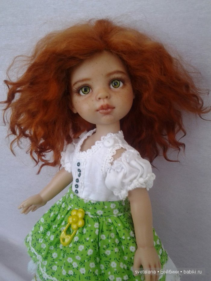 Ульянка. Рыжее чудо. ООАК куколки Паола Рейна