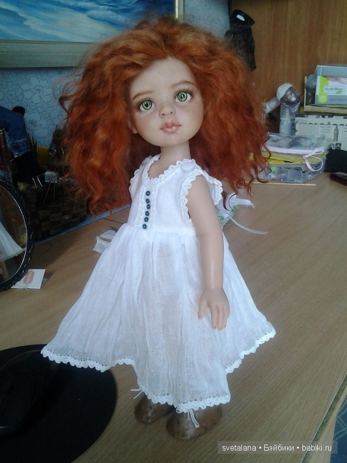 Ульянка. Рыжее чудо. ООАК куколки Паола Рейна (фото 7)