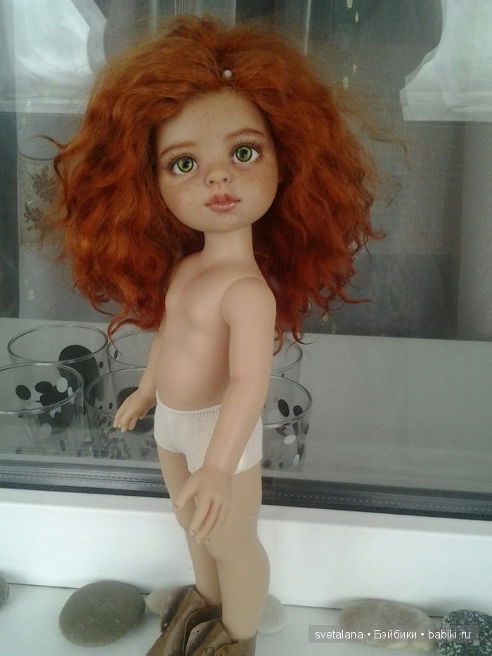 Ульянка. Рыжее чудо. ООАК куколки Паола Рейна (фото 6)
