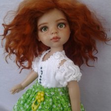 Ульянка. Рыжее чудо. ООАК куколки Паола Рейна