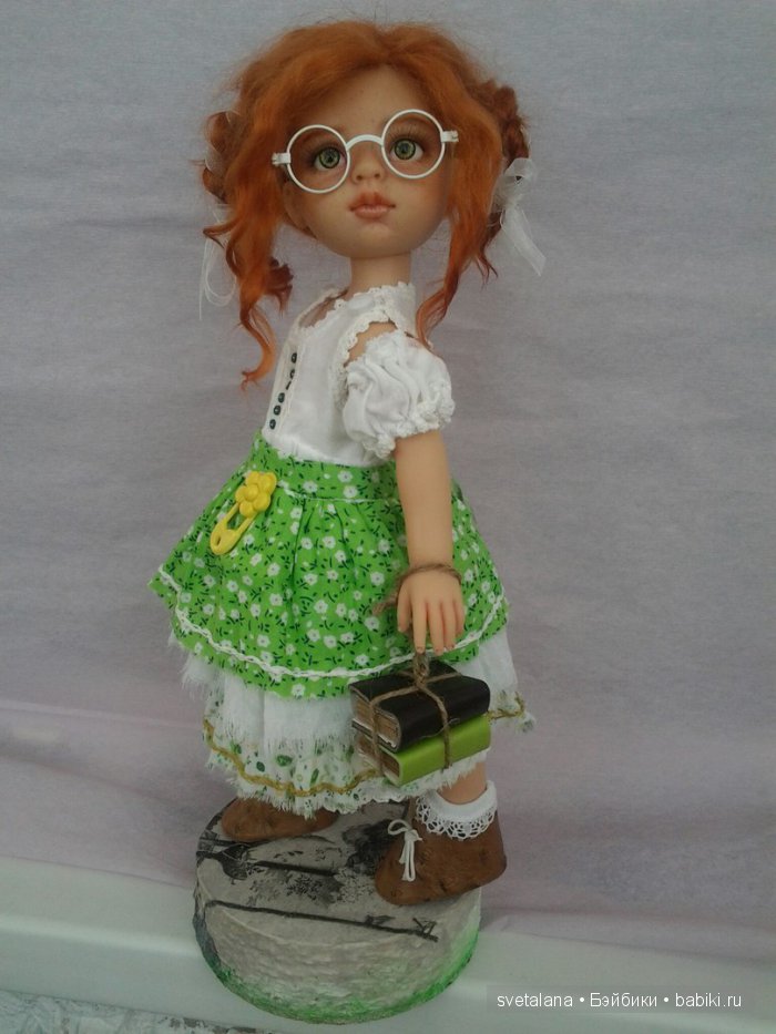 Ульянка. Рыжее чудо. ООАК куколки Паола Рейна