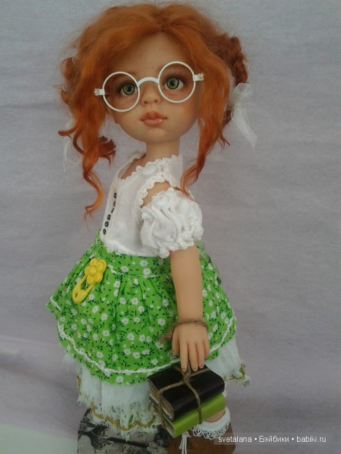 Ульянка. Рыжее чудо. ООАК куколки Паола Рейна