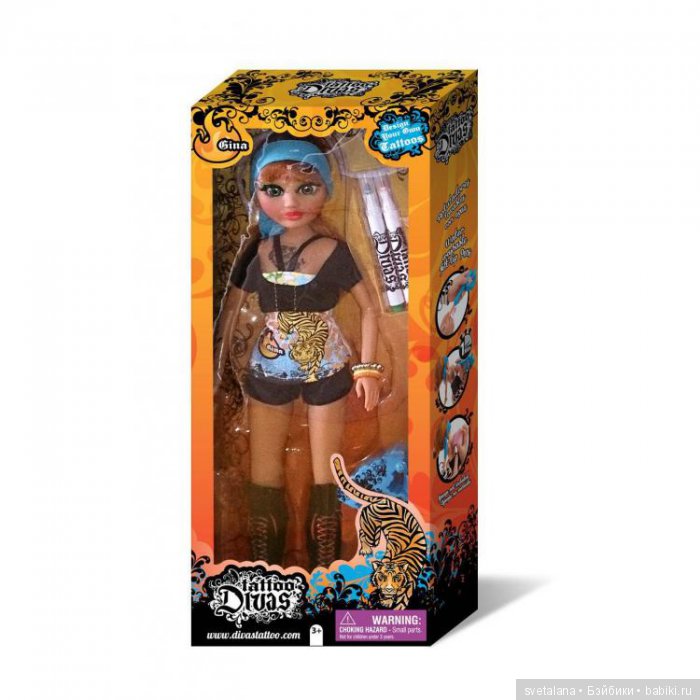 Натали - ООАК куклы от Toy Shock (tattoo Divas)