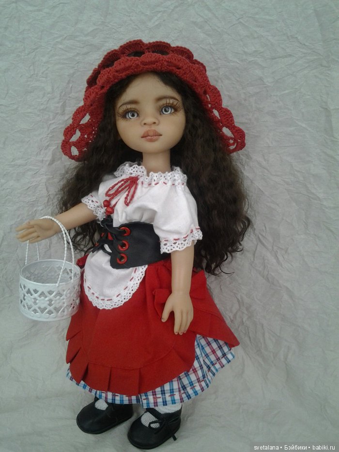 Как Красная шапочка вдохновила на создание еще одной Красной шапочки. ООАК куклы Паола Рейна
