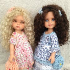 Розочка и Незабудка. ООАК кукол Паола Рейна