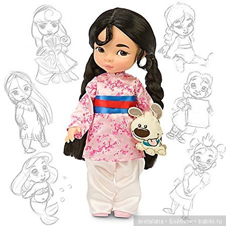 5 превращений в красавиц - ООАК кукол Disney animators collection