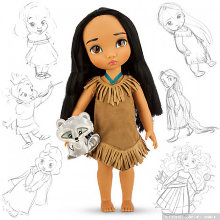 5 превращений в красавиц - ООАК кукол Disney animators collection (фото 7)