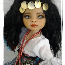 Лейла.Моя цыганочка. ООАК куколки от Паола Рейна