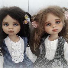 Нюша и Катюша. ООАК кукол от Паола Рейна